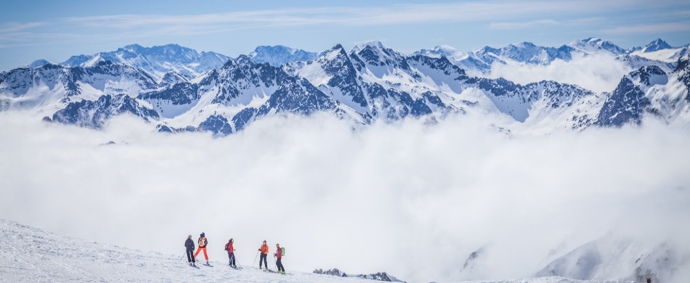 Pic du Midi above Grand Tourmalet in the French Pyrenees